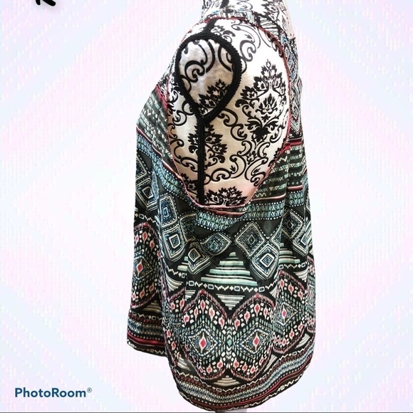 American EAGLE multicolored abstract print tank - Picture 2 of 6